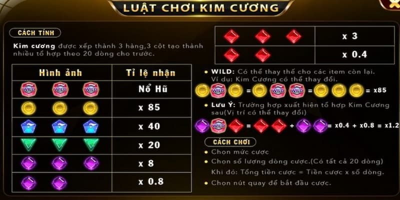 Một số kinh nghiệm để chơi nổ hũ kim cương